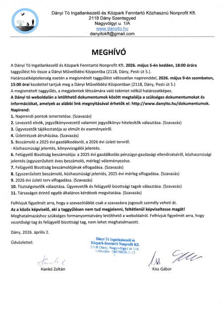 2026 Taggyűlés